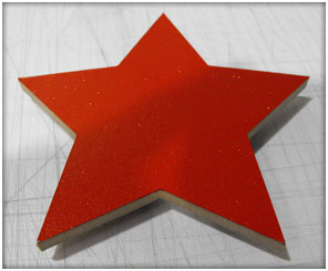 CnC Routered Wooden Star